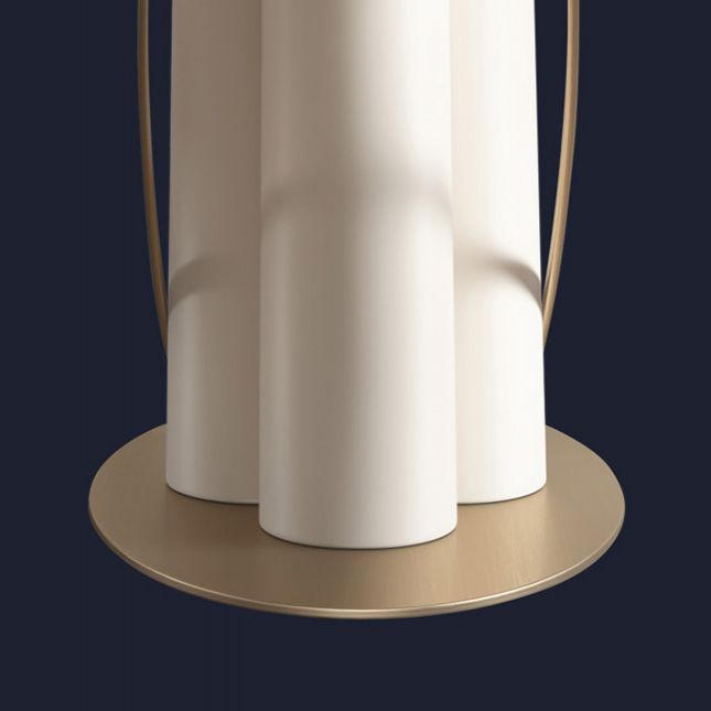 Modern Kitchen Dining Room Set Standard Height with Sintered Stone Top and Pedestal Base Table Set