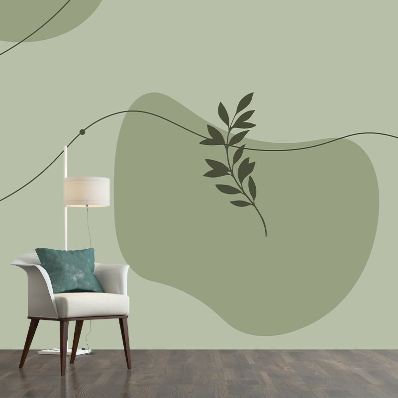 Modern Style Illustration Mural Wallpaper Minimalism Indoor Wall Mural