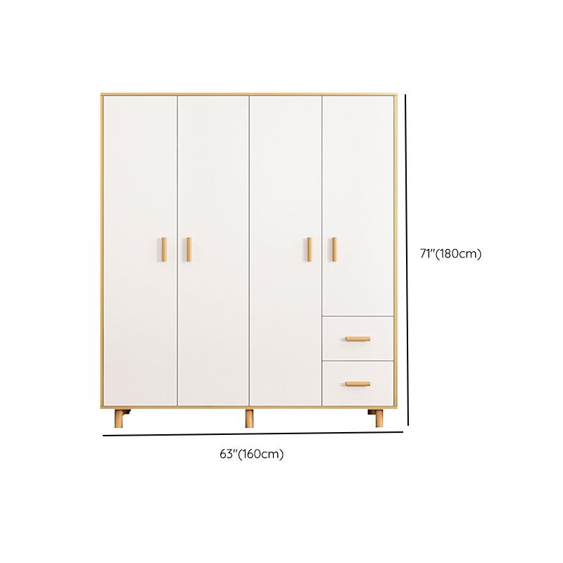 Rectangular Wardrobe Cabinet Modern Simple Wooden Wardrobe Cabinet