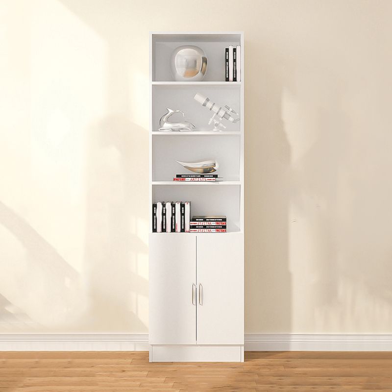 Contemporary Style Bookcase Closed Back Bookshelf for Home Office Study Room