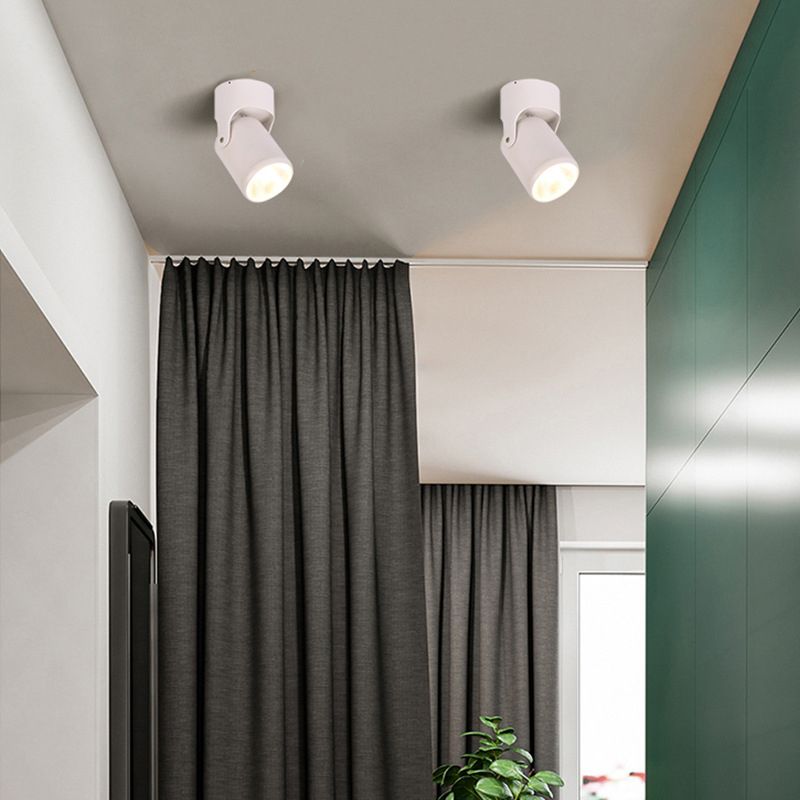 Ronde metalen inbouwlamp, eigentijdse 6,5 inch brede LED-inbouwverlichting voor gang in wit licht