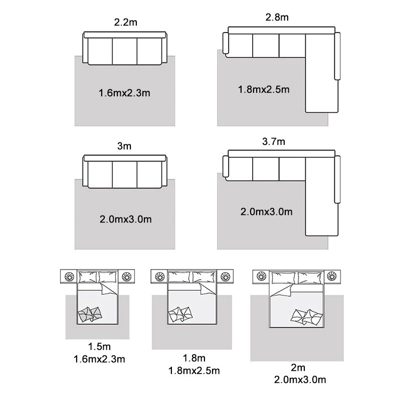 Yellow Tone Modern Area Carpet Polyester Banded Indoor Rug Anti-Slip Backing Carpet for Home Decor