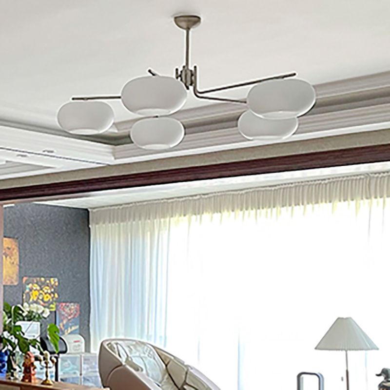 Lámparas de lámparas de lámpara de madera moderna tazón de colgante de suspensión múltiple