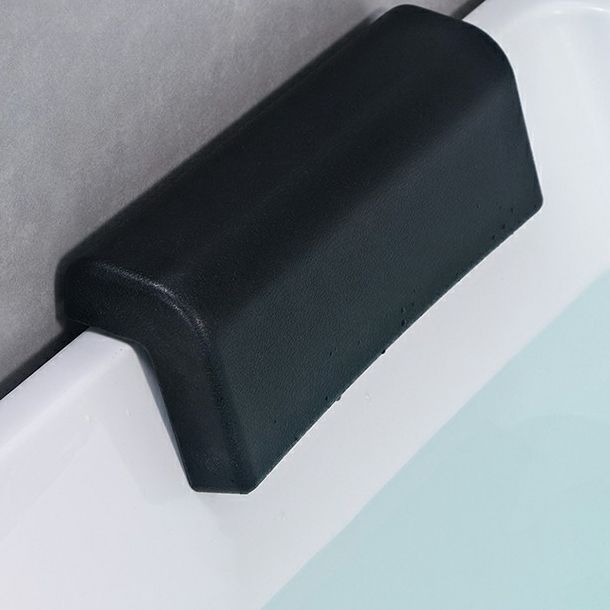 Modern Antique Finish Soaking Bathtub Rectangular Back to Wall Tub