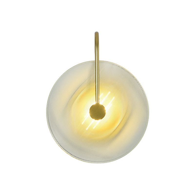 Modern Style Round Wall Light Sconces Glass 1 Light Wall Lighting Ideas