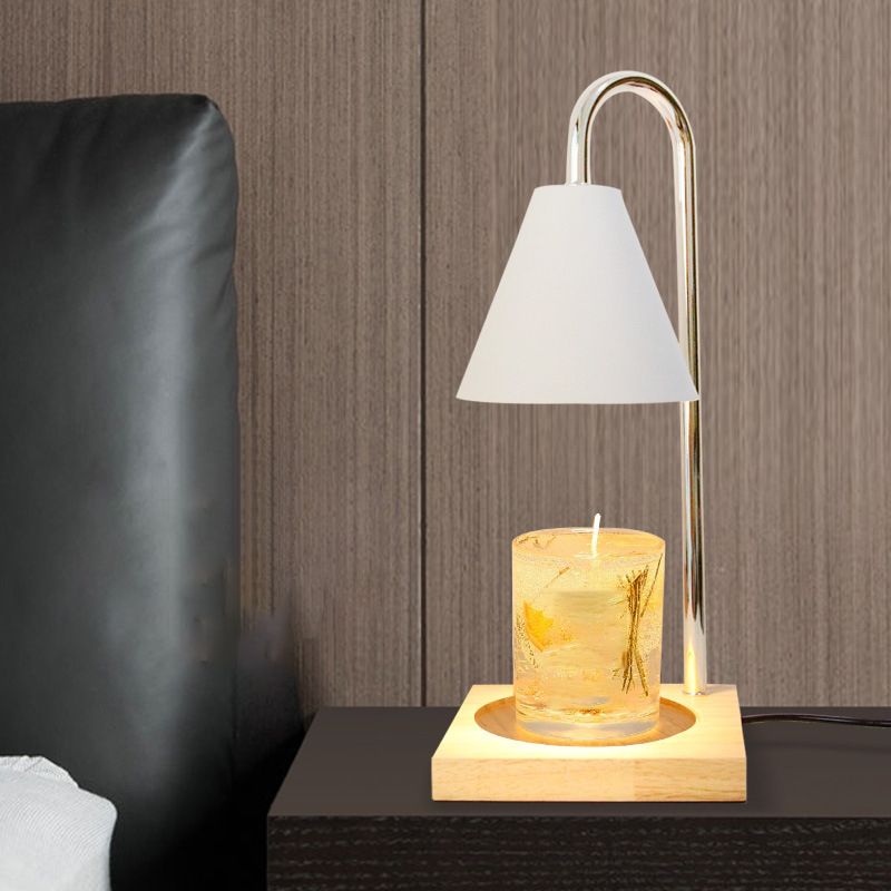 Metalen boog tafellamp moderne stijl kleurrijke single light tafel licht voor slaapkamer