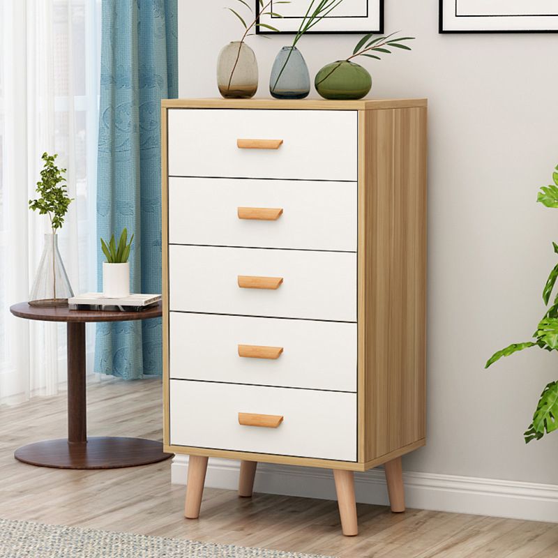 Wood Accent Chest with Straight Legs Rectangle 15.74" Wide Chest