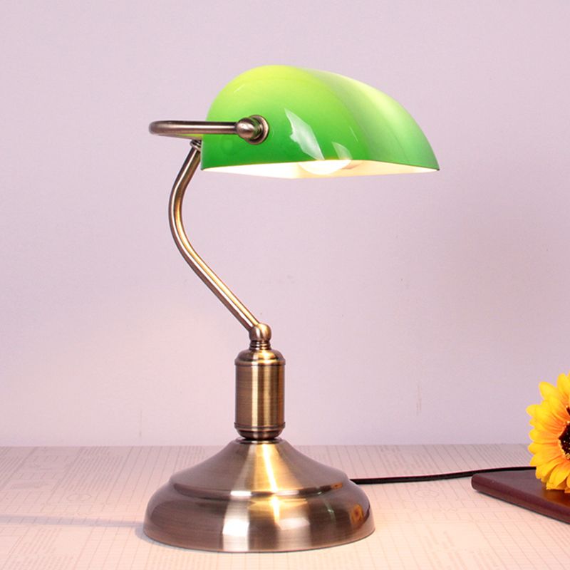 Stile moderno a forma unica da tavolo da tavolo vetro 1 luce da tavolo leggera