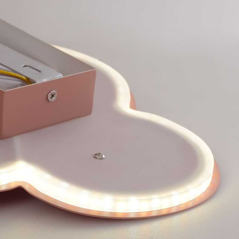 Cloud-shaped Wall Sconce Nordic Minimalist Style Iron 1 Light Sconces