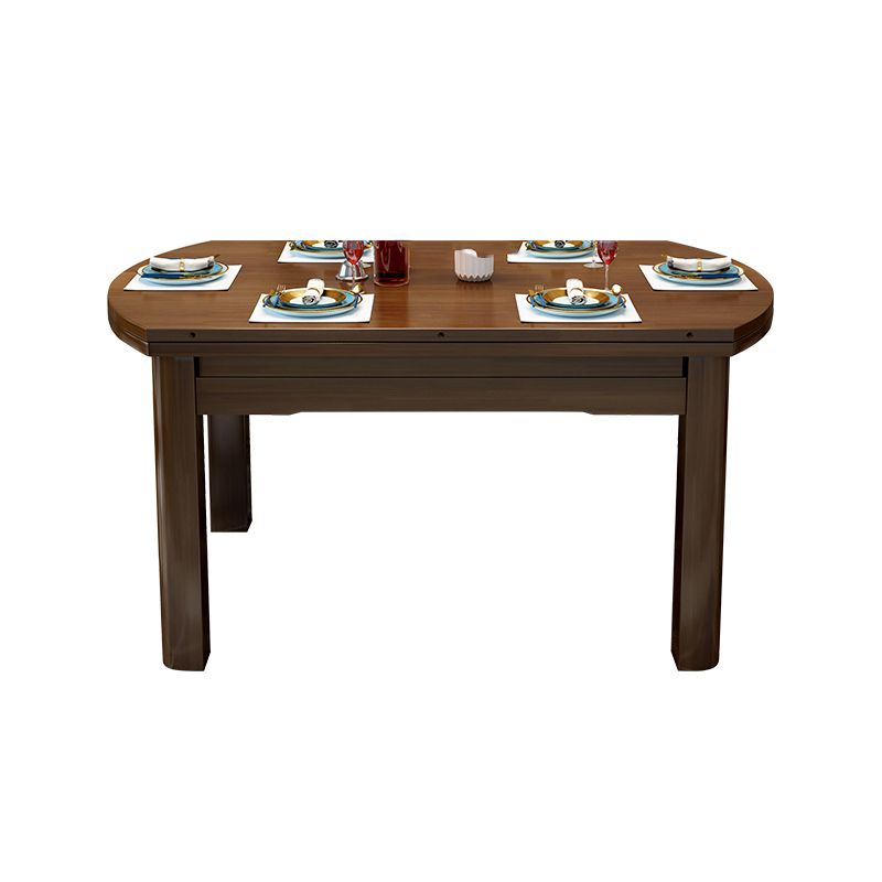 Extendable Dining Table Wood Dining Table for Kitchen Dining Room
