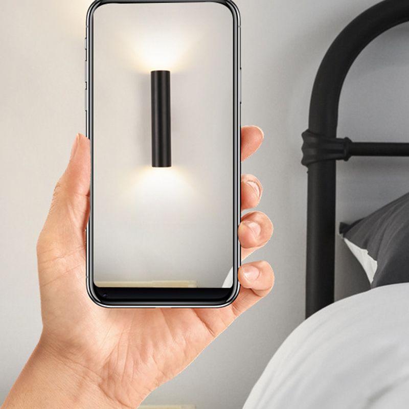 Metal Cylinder Sconce Light Fixture Nordic Style LED Wall Mount Light Fixture