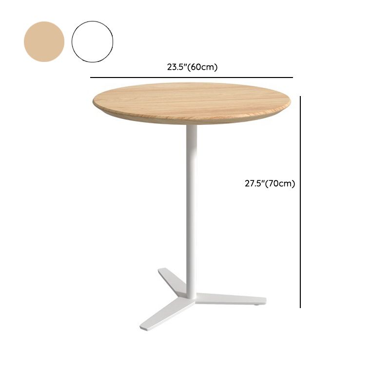 Nordic 1/2 Pieces Dining Set Round Wood Dining Table for Milk Tea Shop