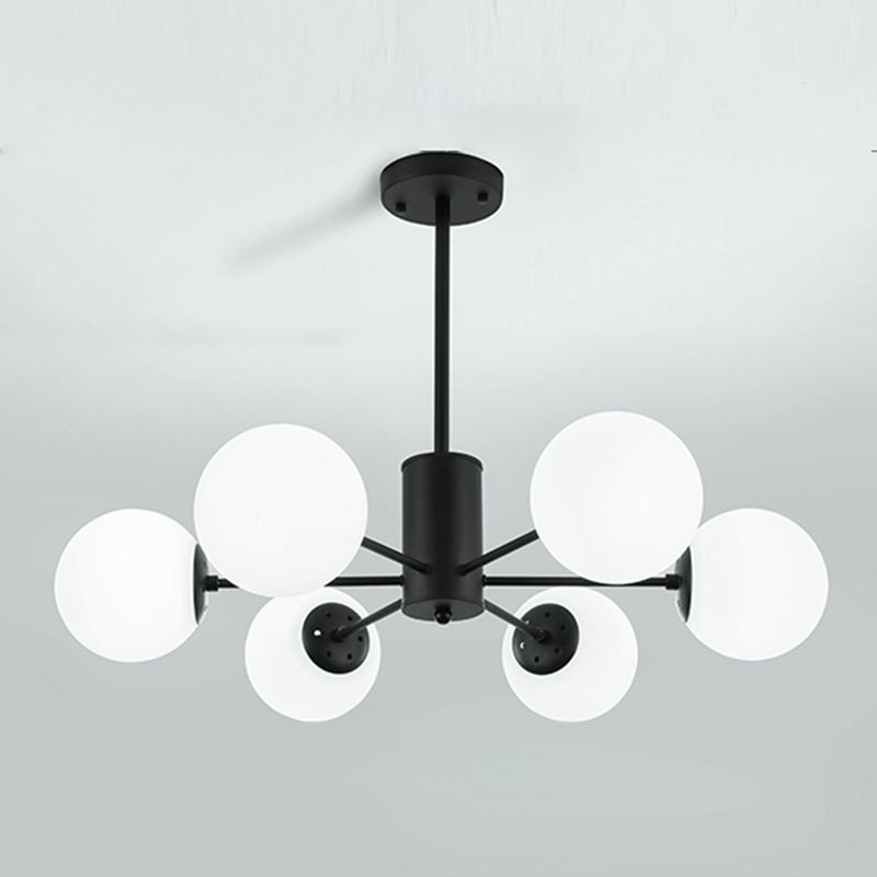 Moderne stijl ophanging hanglamp woonkamer hangend licht met glazen schaduw