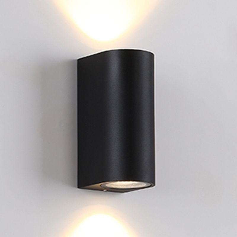 Metal Wall Lamp Modern 2 Lights Wall Mounted Lighting for Outdoor