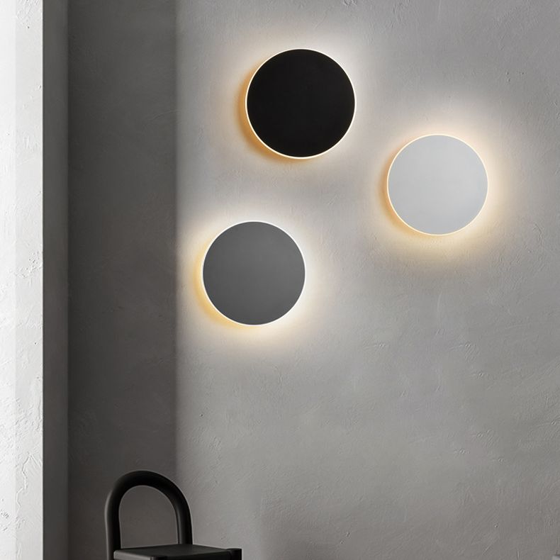 Acryl runde Schatten Wandleuchte modern