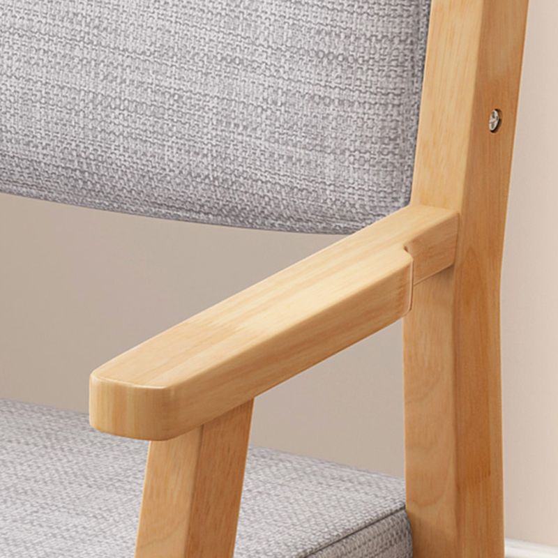 Wood Modern Indoor-Outdoor Chair Open Back Dining Single Chair for Home Use
