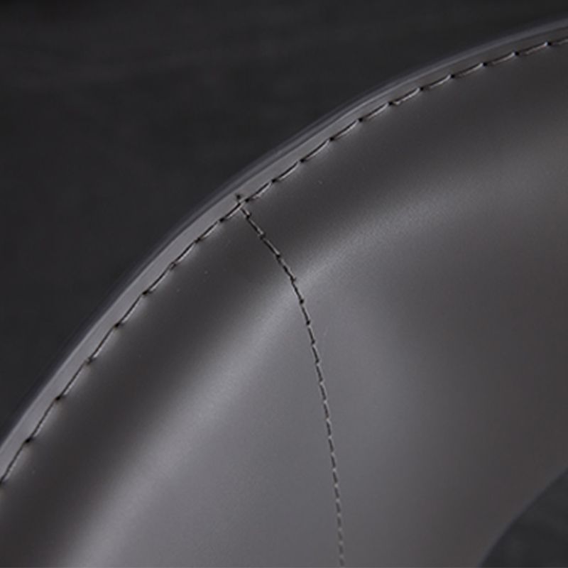 Industrial Wingback Side Chair Upholstered Armless Dining Chairs