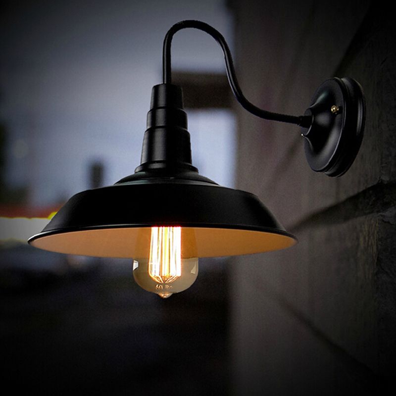 Wandleuchte Leuchte Industriestil Metallstallwandmontage Leuchte