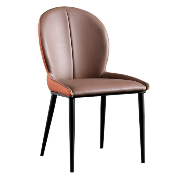Metal moderno de la cocina del estilo que cena el Wingback de las sillas que cena la silla lateral del brazo