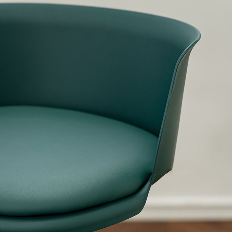 Modern Adjustable Height Swivel Bar Stool Metal Base Footrest Bar Stool