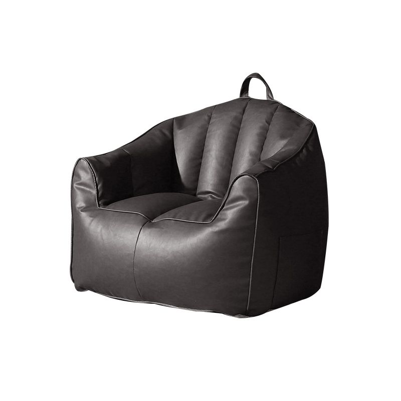 Sofá de almohada de almohada de cuero de piel sintética contemporánea Sofá de almohada cosida para apartamento para apartamento