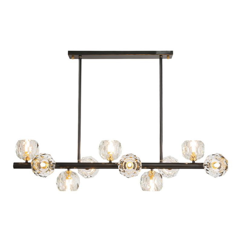 Modernist Ball Shape Island Pendants Crystal Pendant Lights for Dining Room