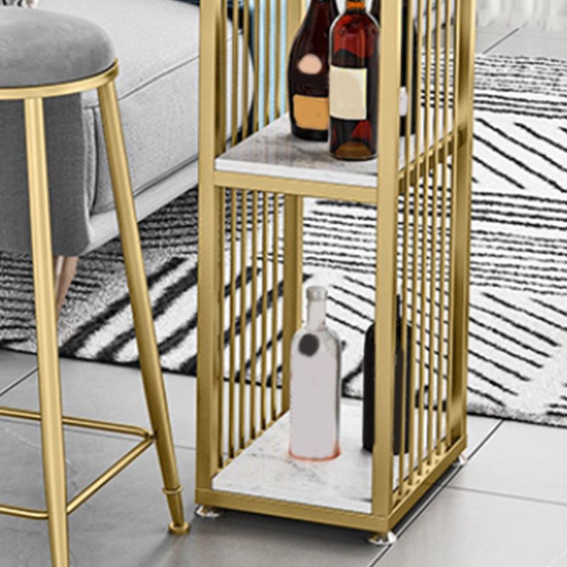 Glam Stone Bar Counter Table Rectangle Bar Counter Table for Home