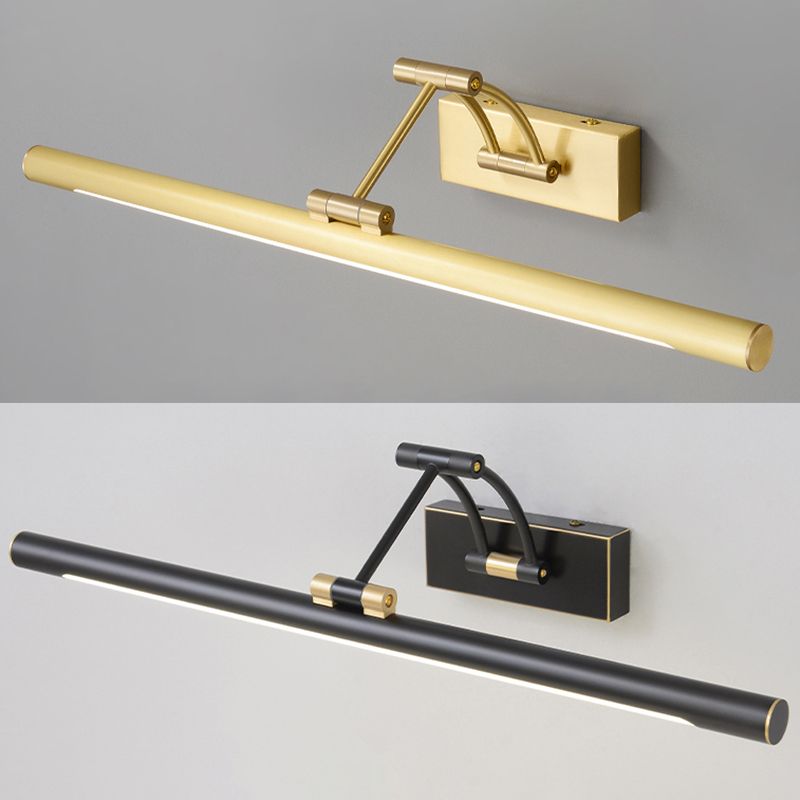 Moderno minimalista in stile cilindrico a parete a parete vanità luci in metallo vanity murale lampade per bagno