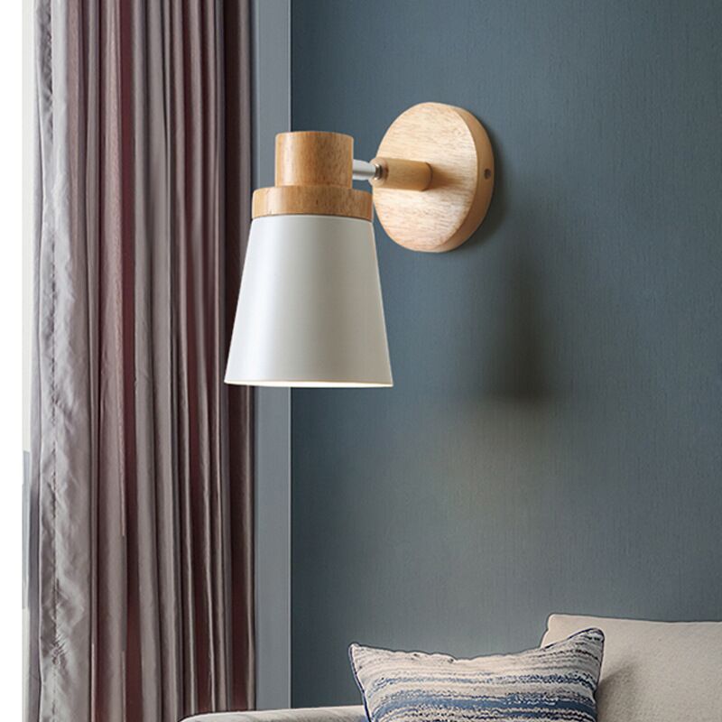 Modern Style Geometric Wall Light Sconces Metal 1 Light Wall Lighting Ideas