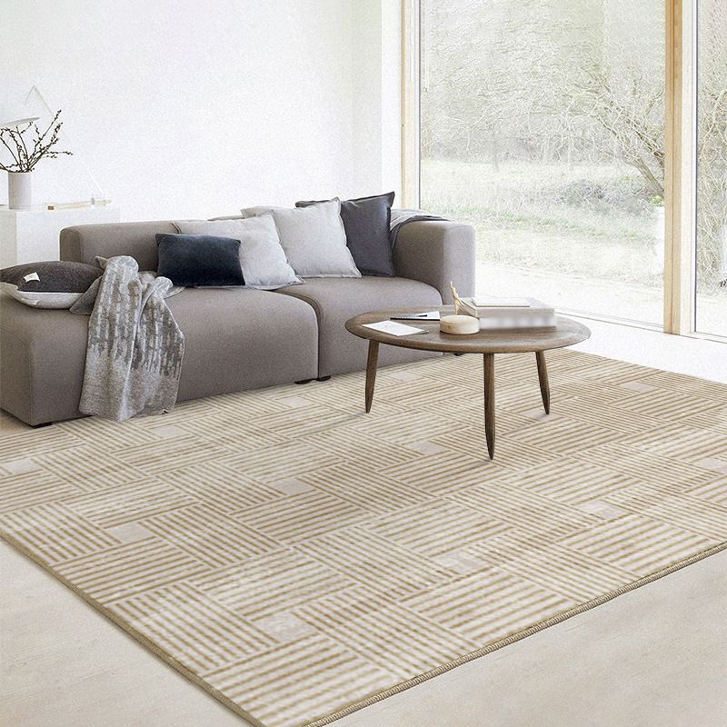 Tapis moderne wabi-sabi simple tapis de tapis simple polyester le tapis de support non glissant pour la décoration intérieure