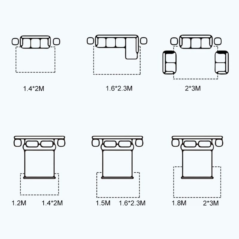 Minimalist Indoor Rug Abstract Pattern Creative Area Rug Polyester Anti-Slip Rug for Living Room