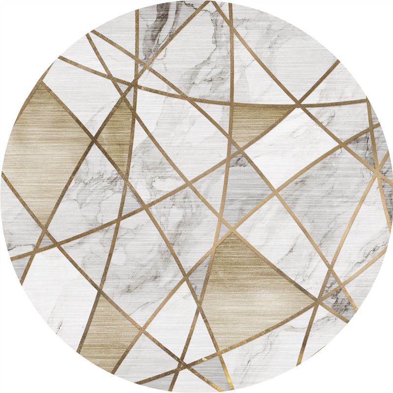 Fancy geometrisch patroon tapijt Modern polyester gebied Rug Anti-slip gebied Rug voor woonkamer
