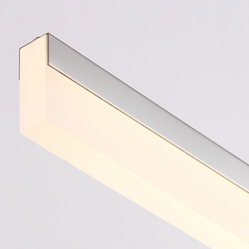 Modern Mirror Front Light LED Vanity Light with Acrylic Shade for Bathroom