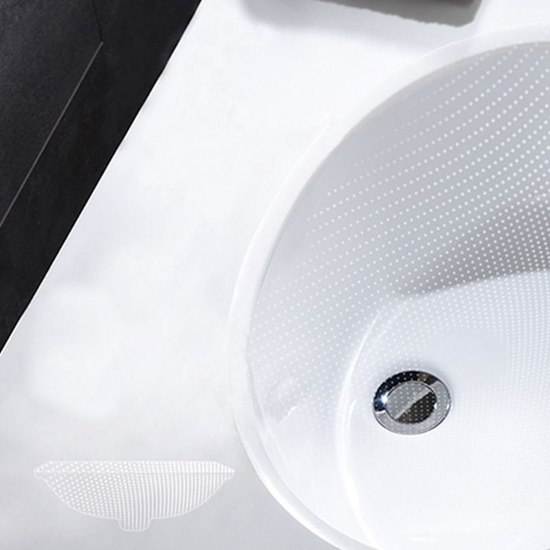 Modern Style Bathroom Sink Overflow Hole Design Oval Ceramic Bathroom Sink