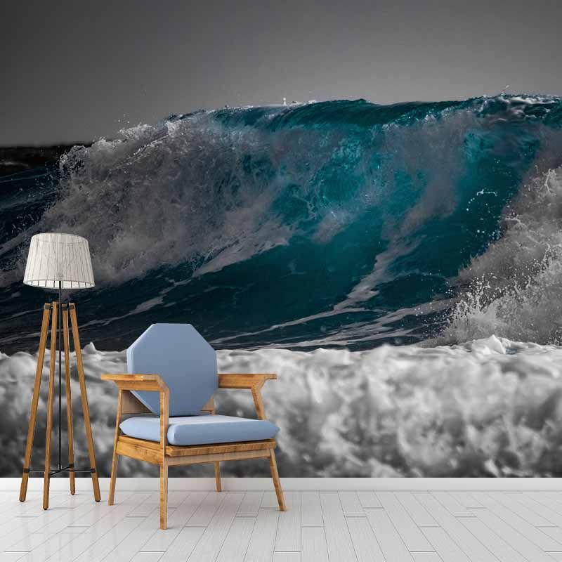 Photography Sea Pattern Mildew Resistant Wall Mural Tropical Non-Pasted