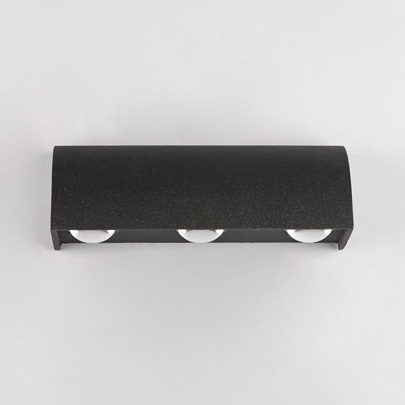 Géométrique contemporain Simple Murce LED 3 Light Murd Murd Lightture pour extérieur