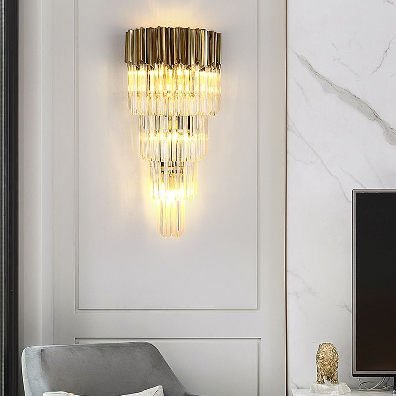 Contemporary Style Wall Light Sconce Creative Crystal Wall Light Fixture for Bedroom