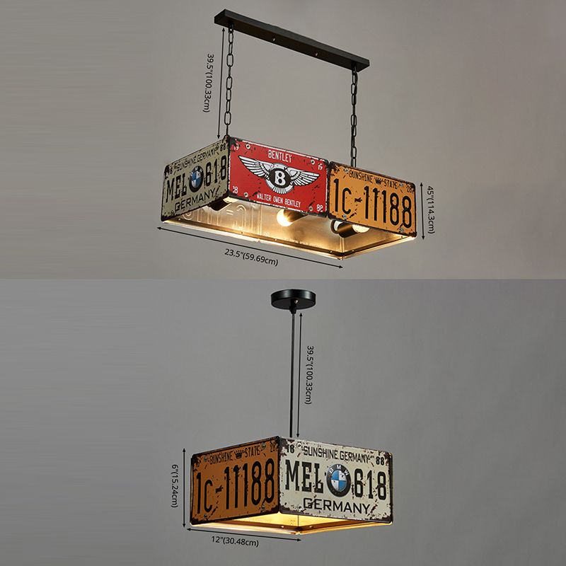 Metal 3 Lights Chandeliers Pendant Lights Art Deco Ceiling Hanging Light Fixture for Dining Room