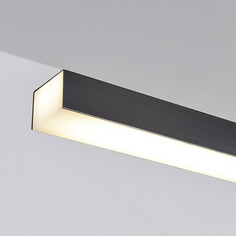 Nordic LED Island Lighting Fixture Simple Metallic Pendant Light for Dining Room