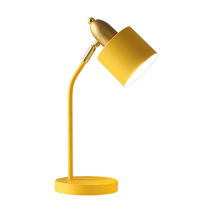 Modern Style Conical Nightstand Lamp Metal 1-Light Table Light