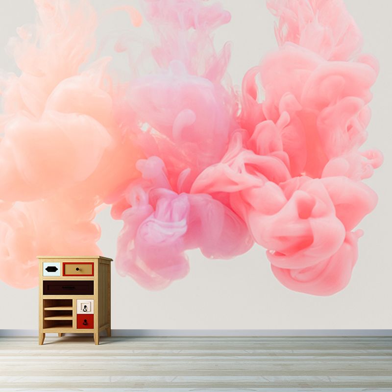 Environmental Wall Mural Wallpaper Watercolor Texture Living Room Wall Mural