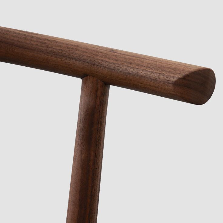 Traditional Dining Arm Chair Indoor Solid Wood Dining Chair with Upholstered