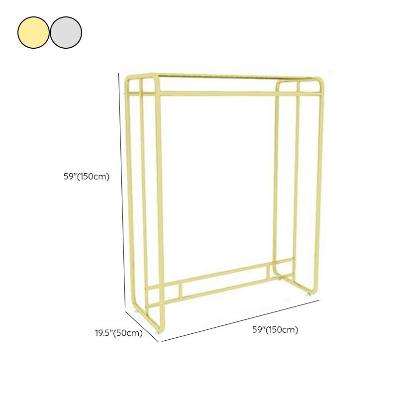 Simple Clothes Hanger Solid Color Metal Coat Rack for Living Room