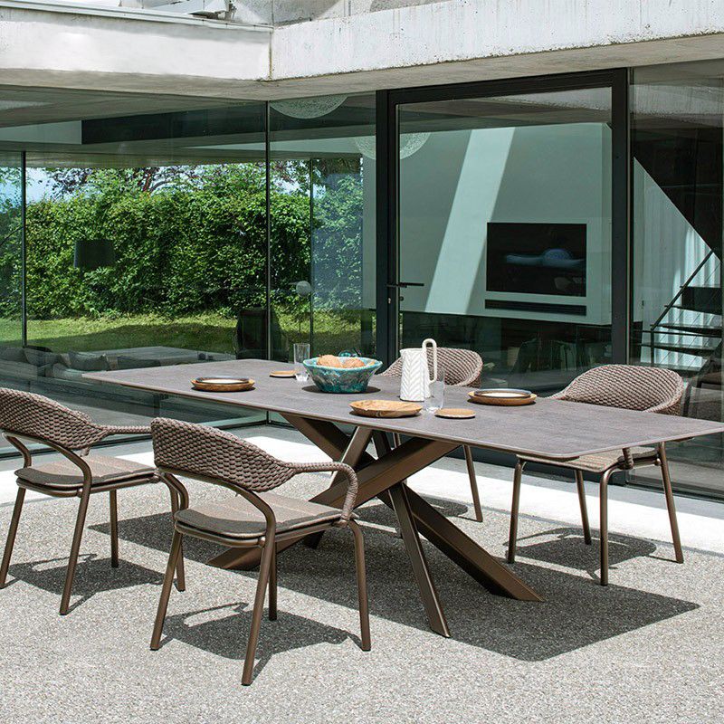 Boho 1/5 Pieces Patio Dining Table Set Rectangular Dining Set