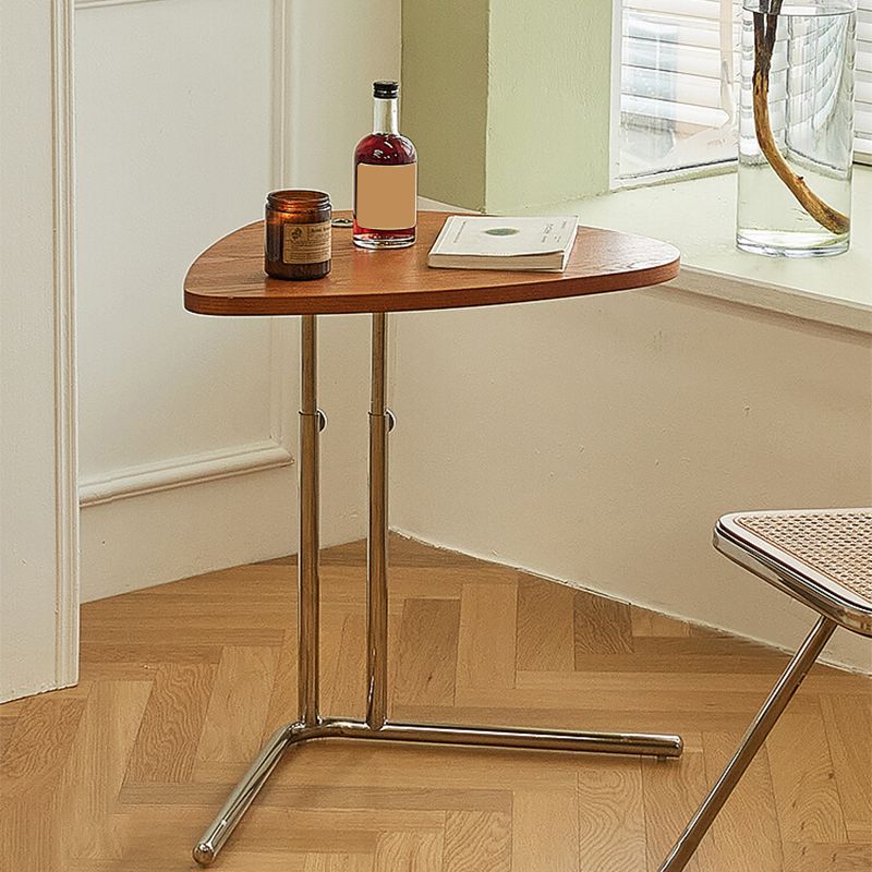 18" Wide Contemporary Corner Table Triangle Accent Side Table