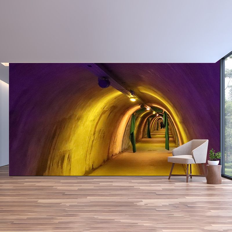 Eco-friendly Spatial Extension Mural Mildew Resistant Wallpaper for Decoration