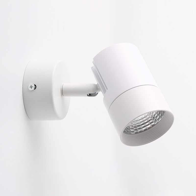 Metal Cylinder Wall Lighting Contemporary Style 1 Light Wall Lighting Ideas