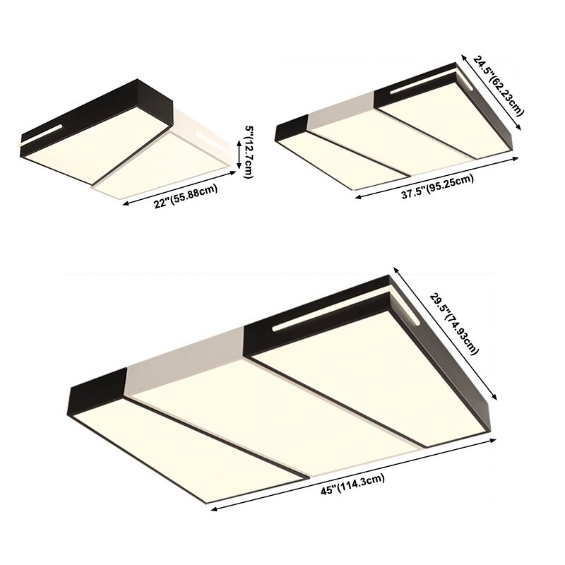 Plafonnier géométrique de style moderne, luminaire de plafond pour chambre à coucher, salon