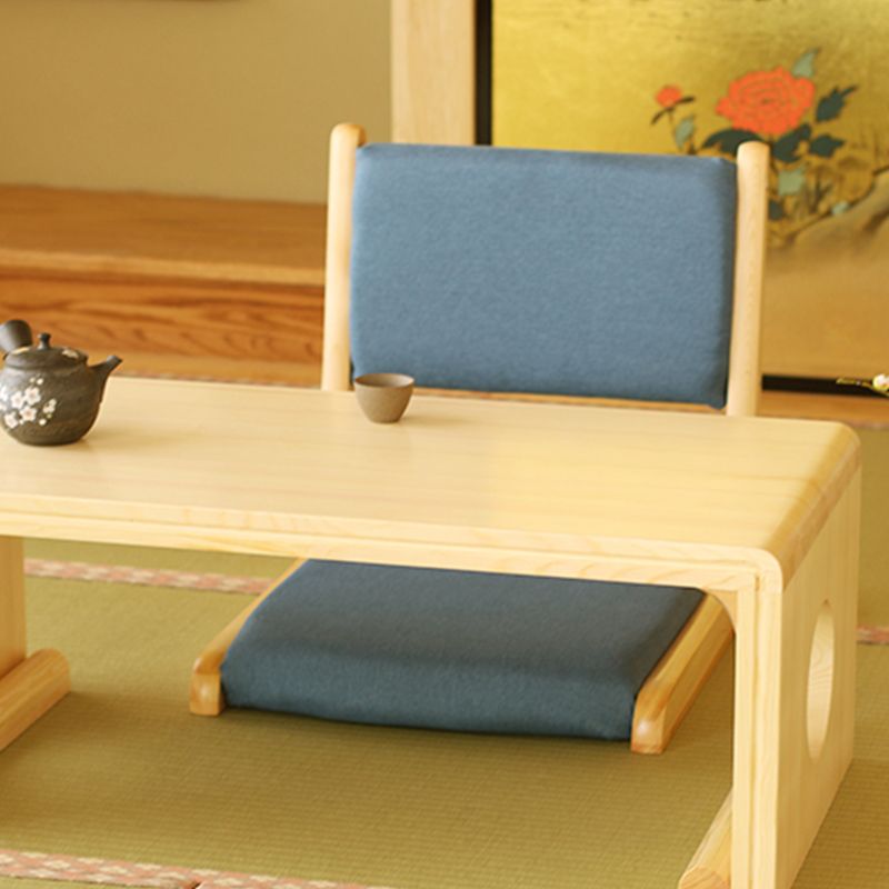 Linen Armless Chair16.9"L x 20.8"W x 18.1"H  Solid Wood Frame Chair