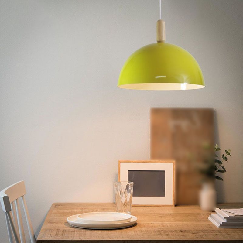 Kegelform hängende Beleuchtung moderner Metall 1 Licht Anhängerlampe für den Kindergarten